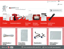 Tablet Screenshot of packforce.nl