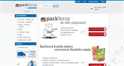 Desktop Screenshot of packforce.cz