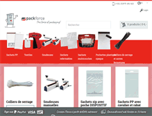 Tablet Screenshot of packforce.fr